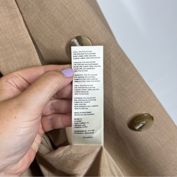 Anthropologie Maeve Double Breasted Blazer Size US 18W - Picture 14 of 14